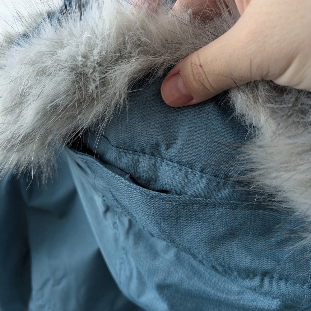 Columbia Women's Blue Hooded Jacket - Picture 7 of 7